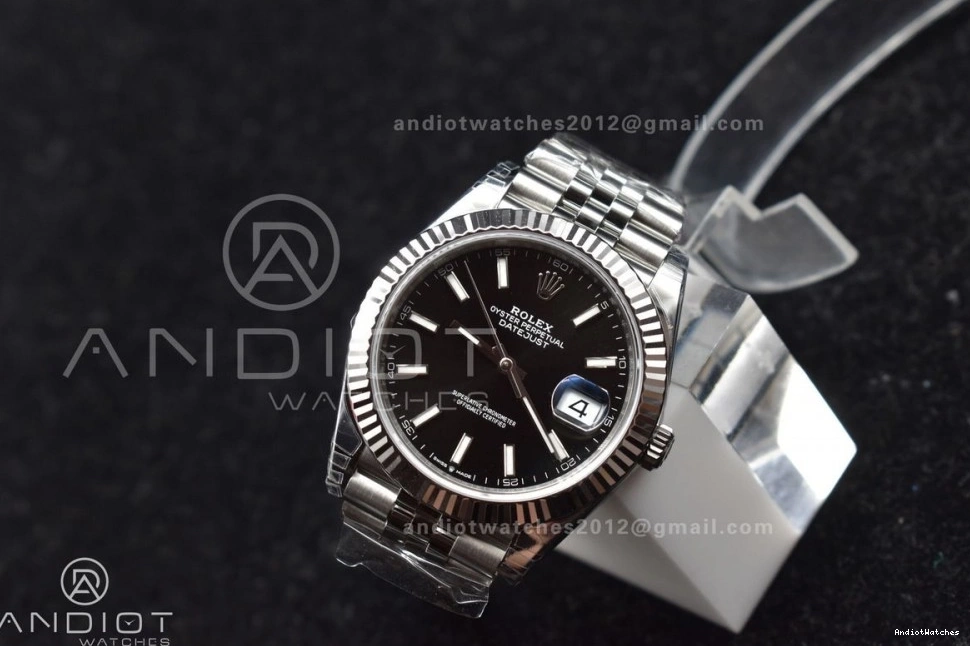 Best Stick Youthful Black DateJust 392 VS 904L Jubilee 126334 Dial SS 41 VSF Bracelet Edition 1:1 Steel on 0512